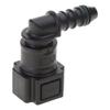 ID6 Female 7.89mm Elbow Fuel Line Connector 90 Degree Hose End Fitting Adapter