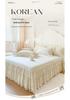 European Style Lace Trim Bed Skirt: Anti-slip, Single Piece Cover for 1.5m-2.2m Beds