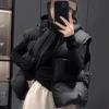 Women's High-Quality Lightweight Hooded Goose Down Puffer Vest - Short, Fluffy Outerwear for Autumn/Winter