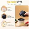 Portable Electric Garlic Chopper, 2025 New Rechargeable Food Processor for Garlic Ginger Onion Meat Vegetable Chilli, Home Kitchen Gadget