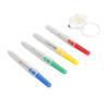 4Pcs Sewing Seam Rippers High Carbon Steel Ergonomic Handle Red Mini Ball Thread Remover for Sewing