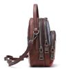 Johnature Vintage Pravá kůže Malé crossbody kabelky pro ženy Náhodné barevné prošívání Všestranné Měkké Hovězí kůže Tašky přes rameno