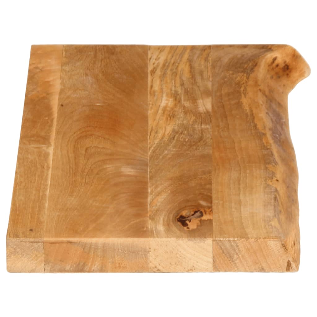Live Edge Table Top 70x20x2.5 cm Solid Mango Wood