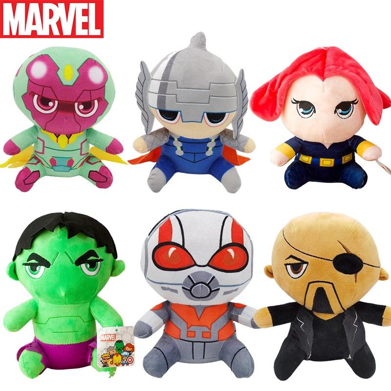 Colección de Peluches Marvel Vengadores Thor Spiderman Viuda Negra Ironman