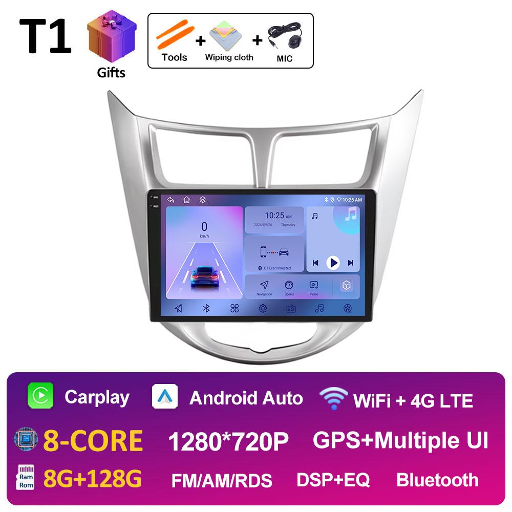 Pentru Hyundai Solaris Verna Accent 1 2010 2011 2012 2013 - 2016 Sistem Smart Android Player Video Auto Autoradio WIFI Ecran Tactil