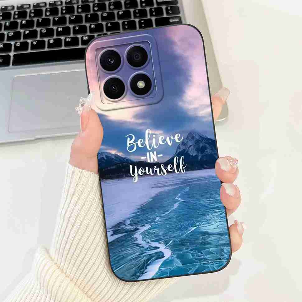 For Honor X8a 4G CRT-LX1 Case Cute Butterfly Luxury Flower Soft Silicone Cover For Huawei HonorX8a X8A CRT-LX2 6.7" Bumper Shell