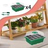 Container for Seed Starting, 12 Cell Growing Tray Suitable Terraces