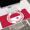 Red And White Prague Football   Mouse pad Office Desk Mat, Gaming Mouse Pad Mousepad, keyboard pad,Heavy-Duty Non-Slip Rubber Backing, Gift