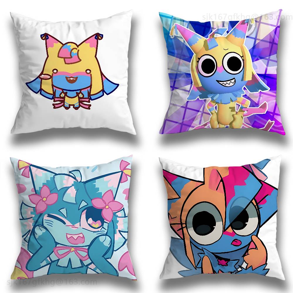 Y-Yatta Anime Kuddfodral Soffa Vardagsrum Sovrum Sänggavel Ryggstöd Kudde Fyrkantig Kudde Vilotid