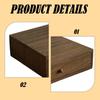 Monitor Stand Riser Wooden Desktop Organizer Durable Storage Drawer Office Desk Organizer for Study or Workspaces