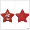 Unique Christmas Tin Star Storage Box Durable Tin Star Candy Storage Box Adds A Touch Of Christmas Spirit To Any Space X3UC