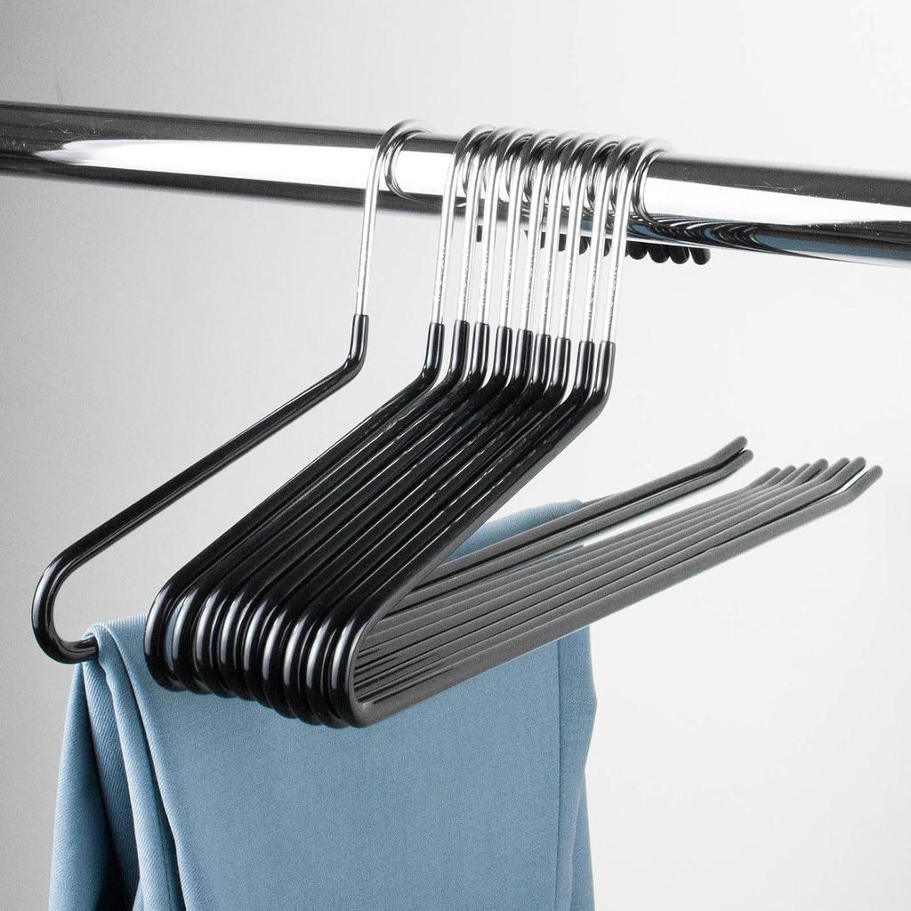 Multifunctional 6-Tier Pants Hanger with 8 Hooks & 10 Clips for Hats, Belts, and Underwear Storage