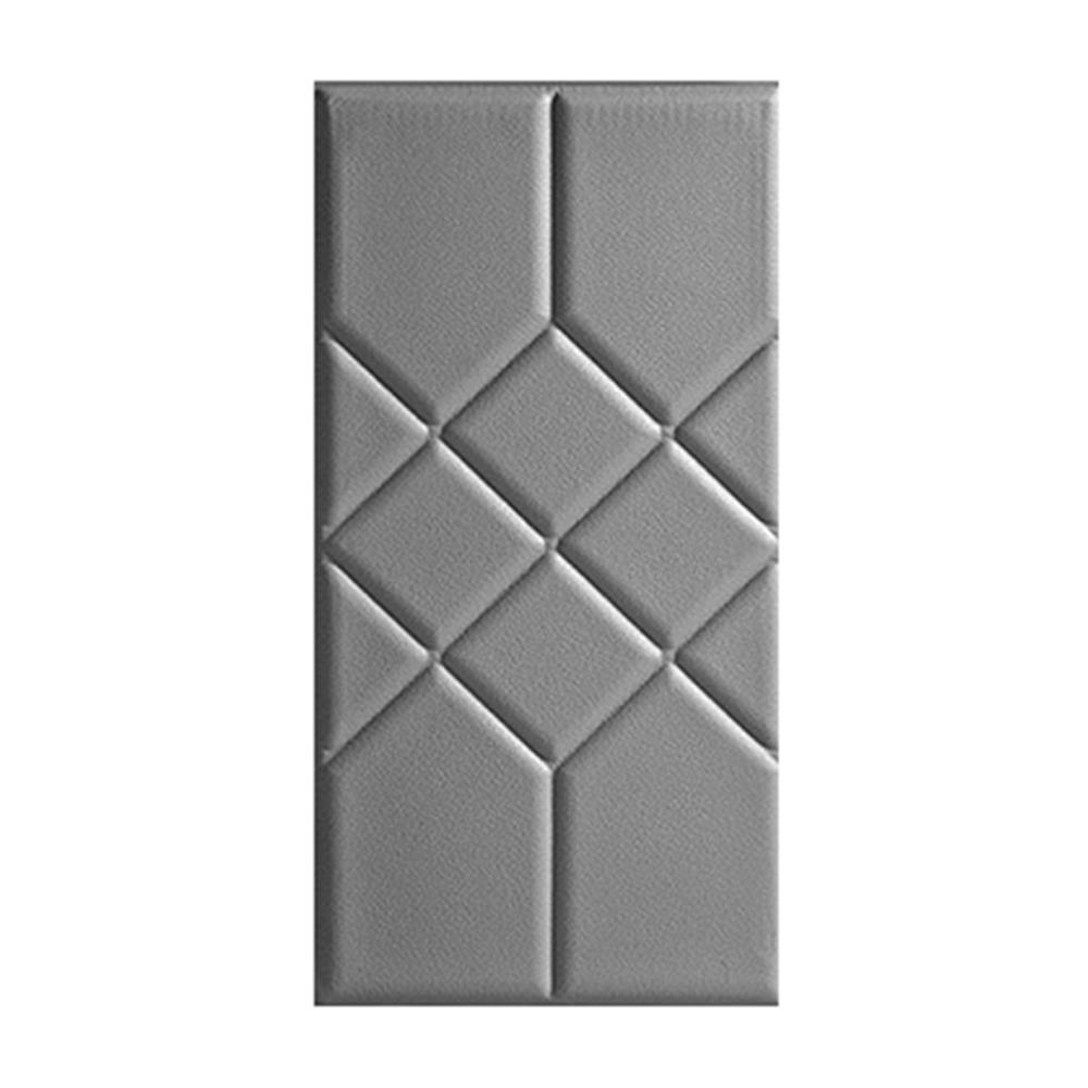 Tatami 3D Wall Stickers Anti-collision Rectangular Wallpaper Waterproof Self-adhesive Headboard Bed Soft Bag