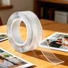 Heavy Duty Double Sided Tape 10Ft Clear Strong Adhesive Removable for Wall Posters Carpet Home Pictures Crafts Frame
