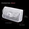 5pc White Plastic Mesh Sheet for DIYKnitting Bag &Creative Woven Art Craft, DIY Liner Bag Material, Durable Weave Design Pattern