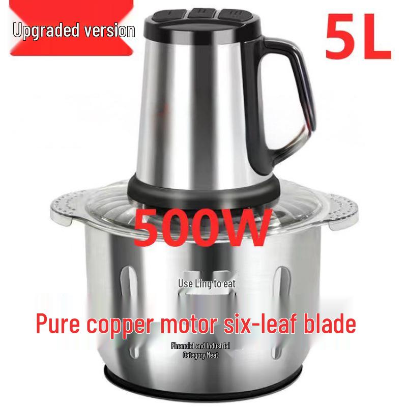 High-Power 1800W Electric Meat Grinder & Vegetable Chopper with Large Capacity