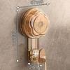Punch-Free Traceless Sucker Hook Moisture-proof Robe Hook Rotating Suction Cup Hook  Bathroom