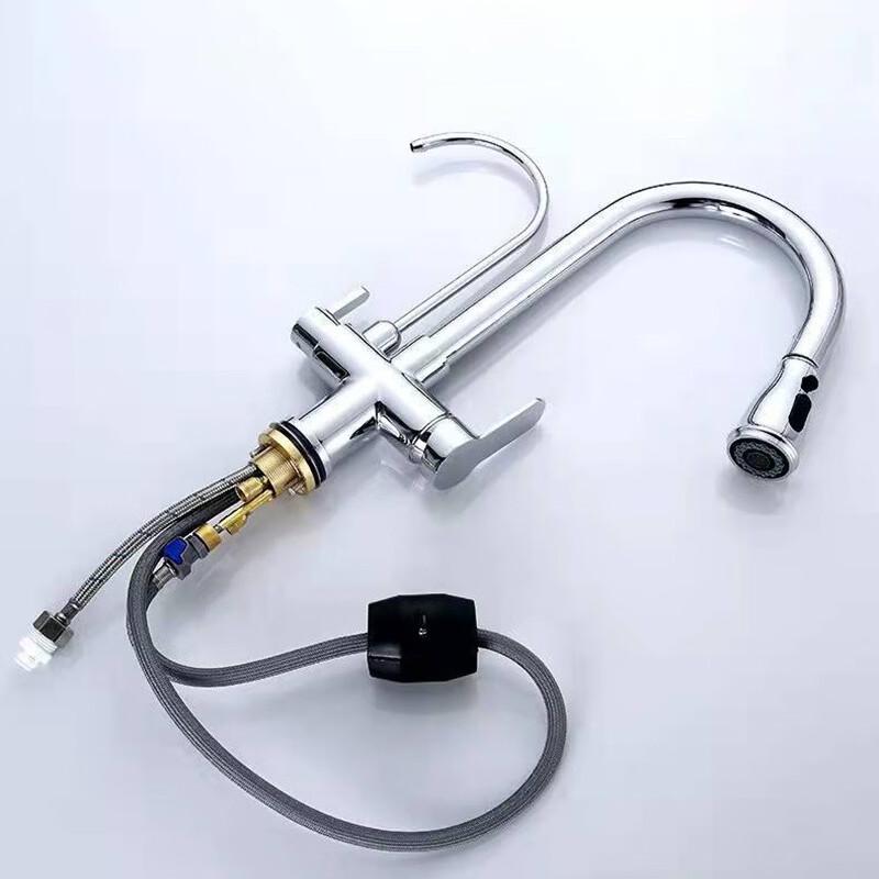 Zhuchuang Jingpin 3-in-1 Pull-Out Kitchen Faucet with Purified Water