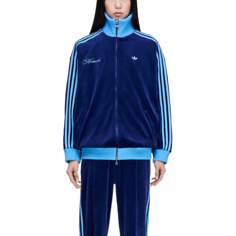 adidas Originals X Avavav Kollaboration Track FW25 Einfache Bequeme Weiche Hautfreundliche Lockere Jacke Damenjacke KD1492