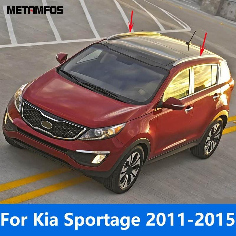 Для Kia Sportage 2011 2012 2013 2014 2015 Багажник на крышу Боковые рейлинги Поперечные рейлинги Держатель для багажа Аксессуары