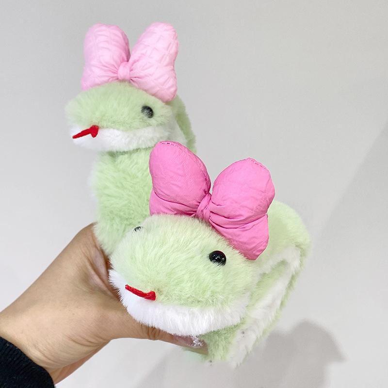 Kreslený Malý Had Plyšový Tleskací Kruh Anime Hračky Kawaii Plněné Panenky Zábavná Kreativní Hadí Panenka Narozeninový Dárek Pro Děti