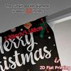 2D Flat Printing  JIT 2pcs   Curtains (Without Rod) Festive Cheer(3) Chic Curtains&Drapes Durable 100% Polyester Fabric Curtains