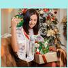 Grünes Weihnachtsthema Musterpapier Geschenkbox für Feiertags-Party-Atmosphäre Geschenkverteilung