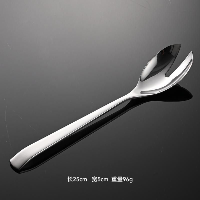 

Столовая ложка New Era 304 из нержавеющей стали для совместного использования, утолщенная, для шведского стола, маленькая изогнутая мужская ложка