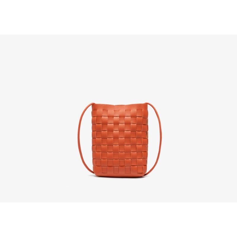 Women's bag fashionable and simple mobile phone bag new casual shoulder bag texture woven women's bag