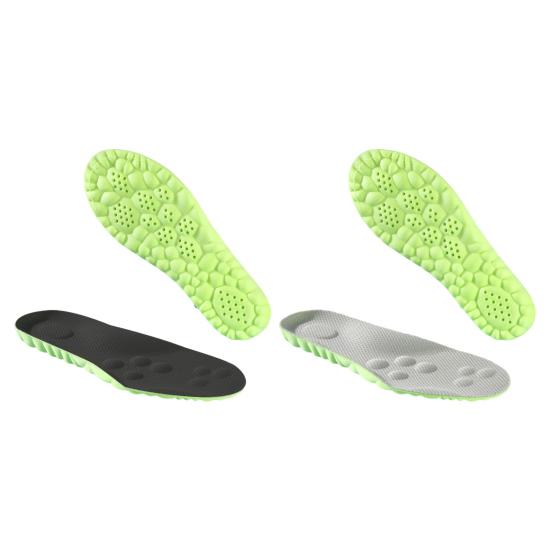 1 Pair Memory Foam Kids Insoles Breathable Moisture-Absorbing Sports Insole Shock Absorption Insoles for Boys Girls