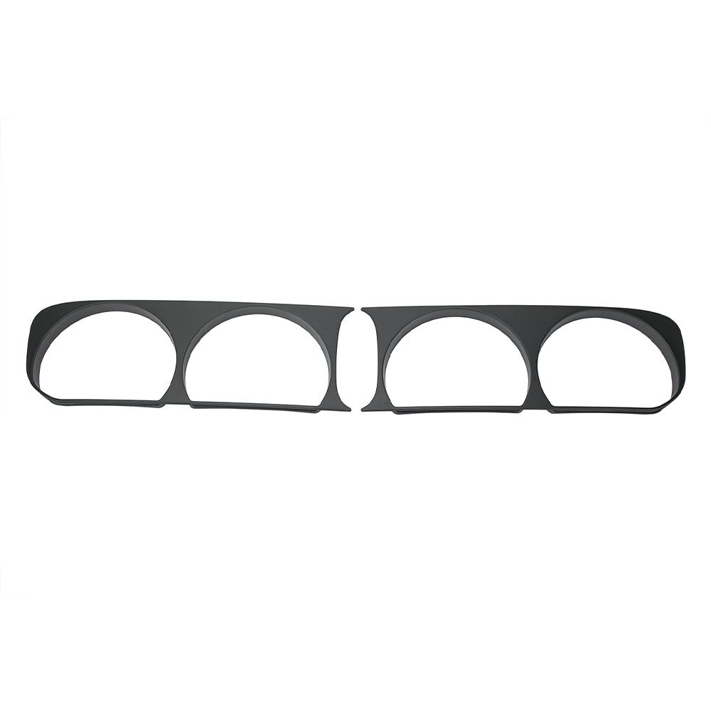 

Car Front Headlight Lamp Bezel Frame Cover Trim for Dodge Challenger 2009-2014 Exterior Accessories 68051526AA 68051527AA Parts матовый черный
