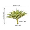 Artificial Leaf Plant Lifelike Easy To Clean Durable Fake Plant Photographic Prop for Indoor