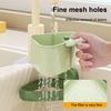 3Pcs Corner Sink Strainer Baskets Strong Load-bearing Simple Installation Suction Cup Triangle Storage