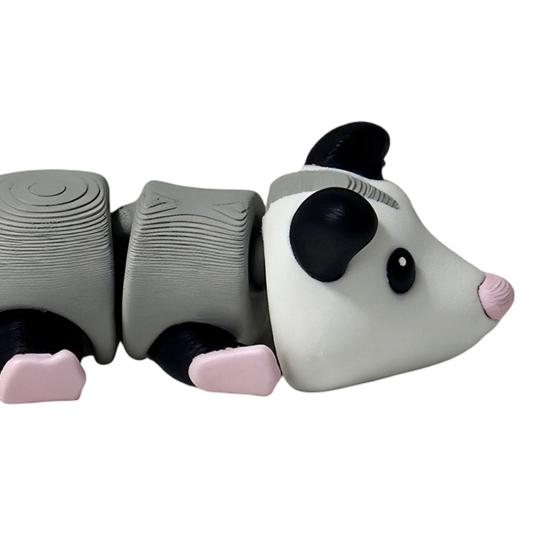 Articulated Possum Fidget Toy, 3D Printed Possum Figurine with Movable Joints, Cute Opossum Stress Relief Toy, Gift for Kids And Adults