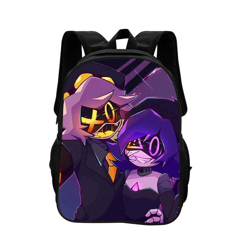 Murder Drones Backpack Durable Fashionable Cartoon Zipper Large Capacity Backpack Best Birthday Gift for Boy and Girl