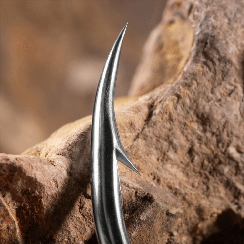 50/100pcs 50-100 Pieces Long Shank Fishing Hooks Bait Holder Jig Hooks Freshwater Fishing