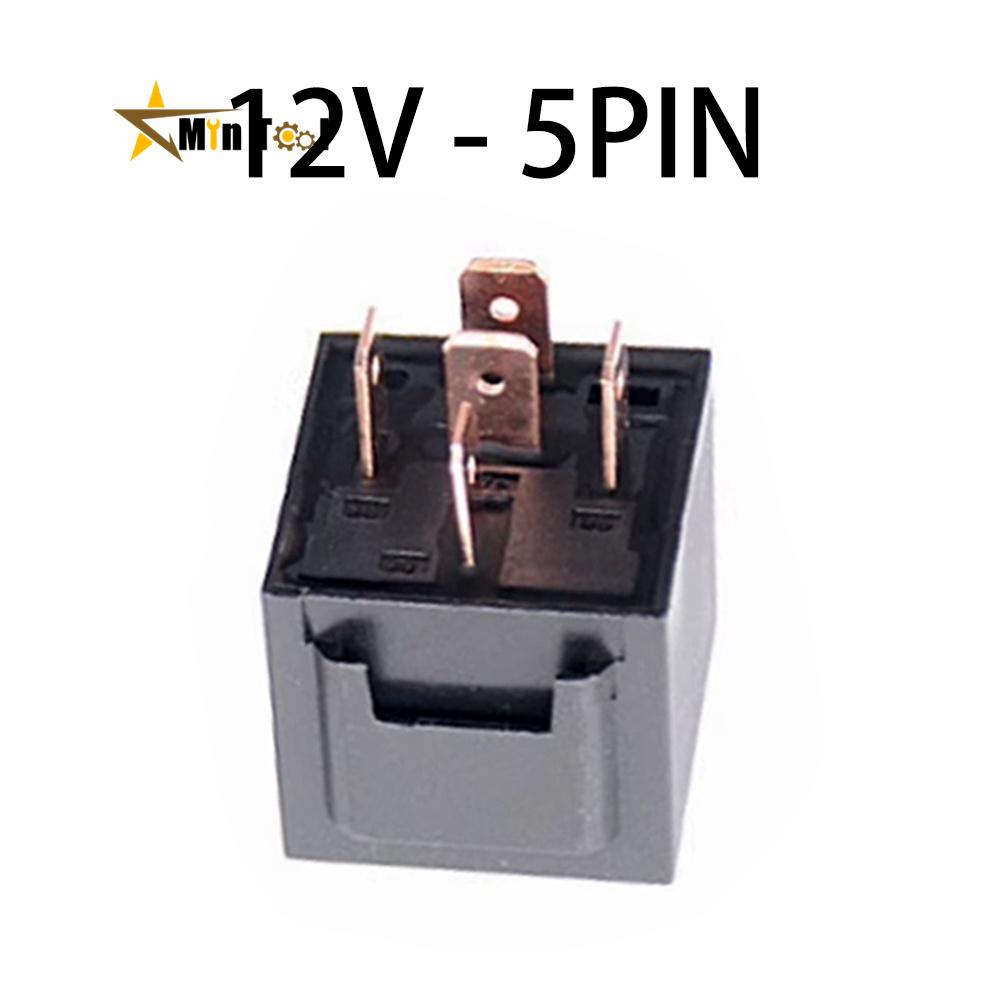 Automotive Relay DC 12V / 24V 80A 4PIN 5Pin SPDT Car Control Switch Device Car Relay High Capacity Switch Relay Power Supply