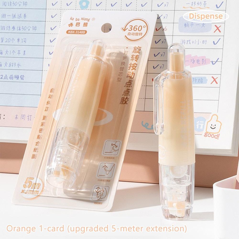 DIY Scrapbooking Glue Tape Press Type Rolling Glue Tape Glue Tape Pen  Student Stationery