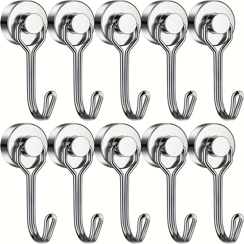 

Сильные магнитные крючки, вращающиеся металлические магнитные вешалки, промышленные неодимовые магниты, круглая форма, для настенного и дверного монтажа, материал: металл