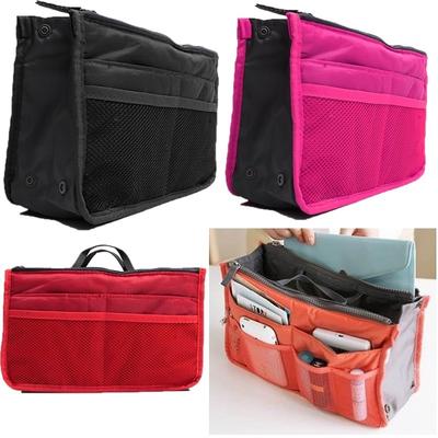 Portable Outdoor Travel Storage Bag Double Zippers Wash Bag Large Capacity Cosmetic Bag