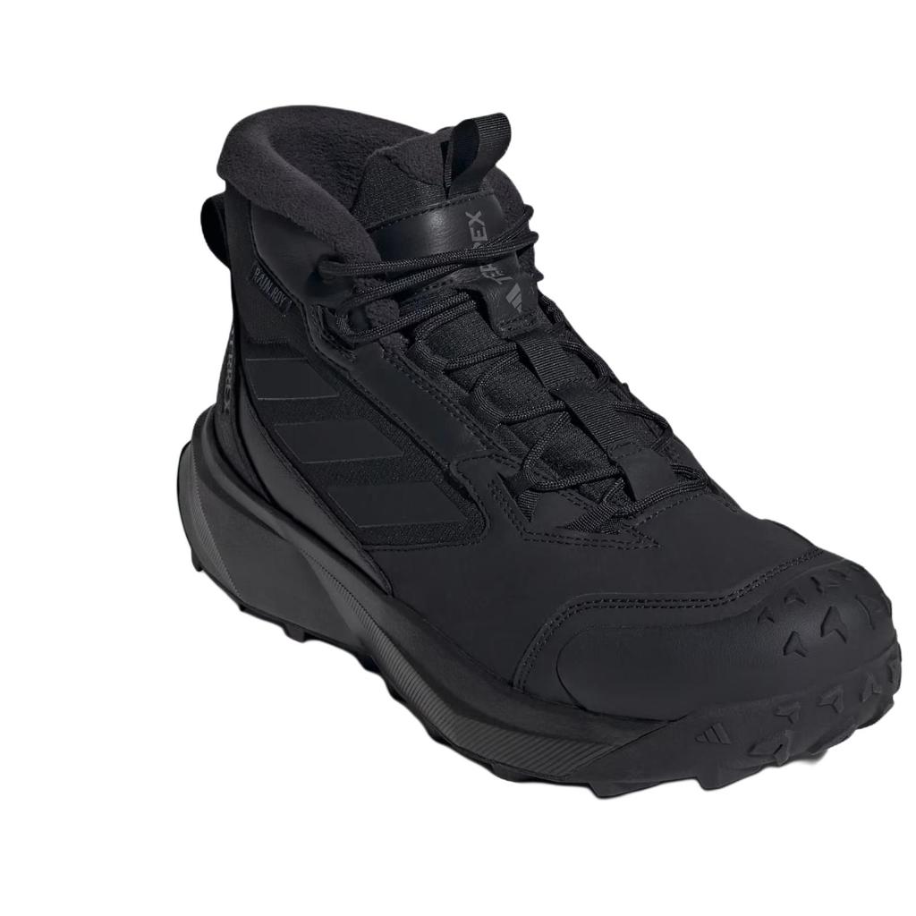 adidas Terrex Winter Leder Mid Rain.RDY Cold.RDY Schwarz Grau Unisex Sneaker Core-Black Grey-Four ID2859