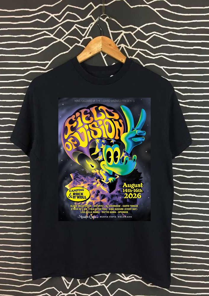 King Gizzard amp the Lizard Wizard 2026 U.S. Tour Gift for Fan S5XL Tshirt E044 Unisex T-Shirt M