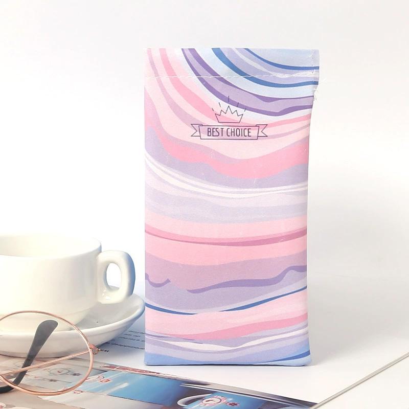 1PC Floral Print Anti Pressure Storage Bag Eyewear Protector Oil Painting Portable Glasses Case Box Storage Bag Sunglasses Box
