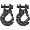 RC Winch Hook, Durable 2PCS Metal Set for 1/10 Scale RC Vehicles, Trailer Recovery Hook for Off-Road Enthusiasts and Adventure Scenarios