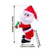Electric Dancing Santa Claus Toy, Christmas Music Butt Shake Animated Figure, Unique Novelty Gift for Xmas Birthday Party Decor
