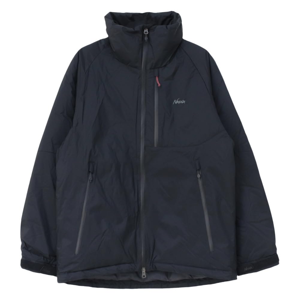 NANGA Men's Auroratex Down Jacket, Stand Collar, Size XL, Black