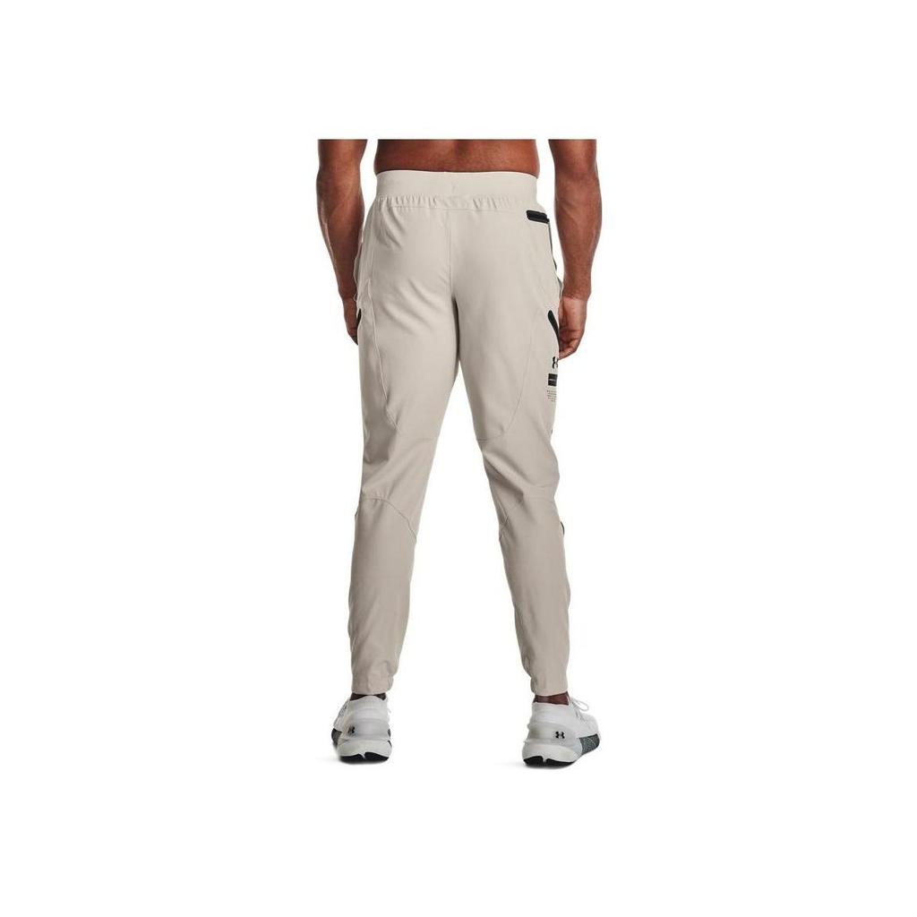 Under Armour Solid Color Woven Jogger Pants Men Gray 1352026-959