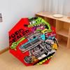 1 PC Automatic Folding Umbrella - Rat Fink Pattern, Portable & Foldable Design with 8 Ribs, Christmas Birthday Gifts