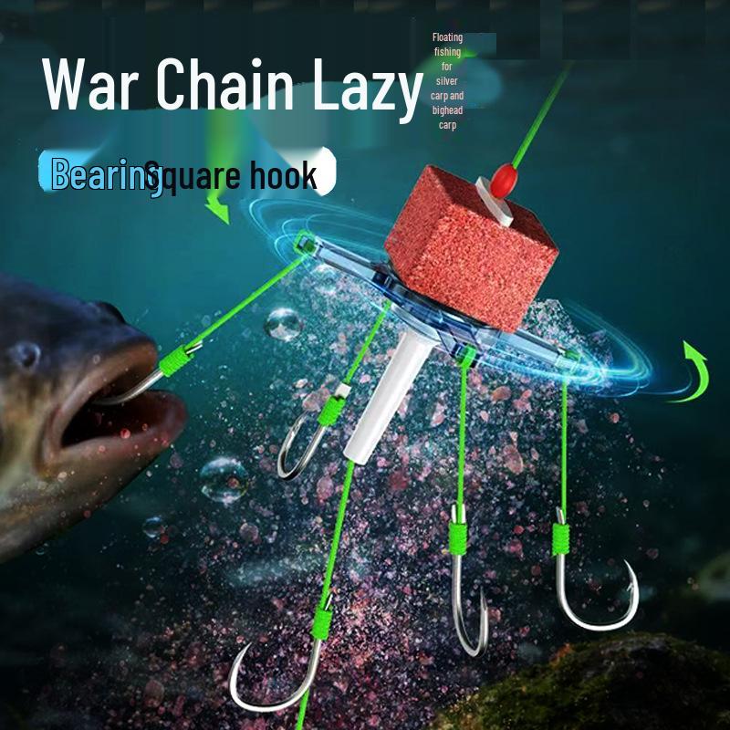 Zhan Lian Yong Floating Fishing Rig: Special Hook & Line Set for Sea Rod, Ideal for Water Monsters