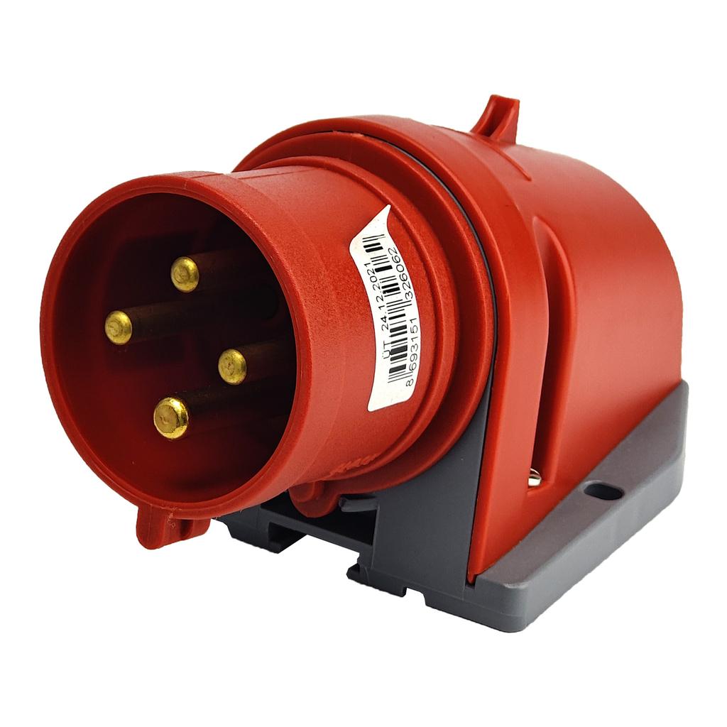 Wtyczka Natynkowa Siłowa Cee 4P 32A 400V Ip44 Wtyk Przemysłowy